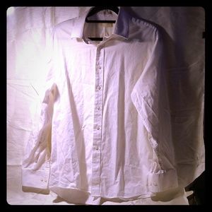 Micheal Kors 100% Cotton dress shirt 17 XLarge